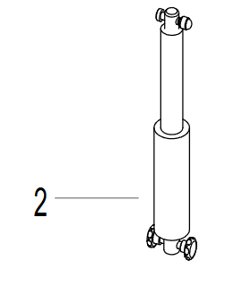 Actuador reclinación silla de ruedas Quickie Q100R / Q200R / Tango