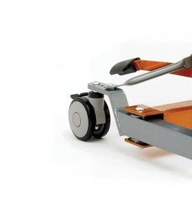 Rueda trasera 100mm grúa de pacientes Sunlift con freno