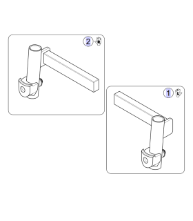 Soporte reposapiés silla de ruedas Invacare (varios modelos)