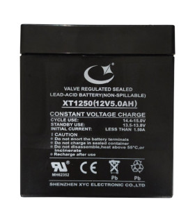 PAR de baterías SHENZHEN XT1250 12V 5Ah