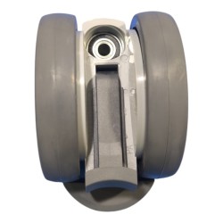 Rueda trasera con freno Tente 100mm Invacare Birdie